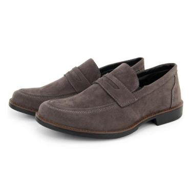 Imagem de Sapato Casual Social Comfort - Nalu Shoes, 39, Rato camurça
