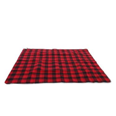 Imagem de POCREATION Cobertor Aquecido USB, Almofada de Aquecimento Elétrica Macia Com 3 Níveis de Calor para Camping, Caminhadas, Viagens para Casa, Tecido Penteado Adequado para a Pele, 150 X 180