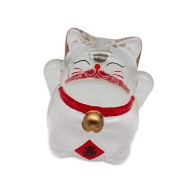 Imagem de YIJU Cofrinho Gato da Sorte, Recipiente Fofo em Formato de Gato, Cofrinho Colecionável para Guardar Moedas, Ideal para Armário de Entrada, Decoração de