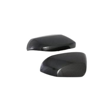 Imagem de Compatível com Toyota Corolla 2019 2020 2021 2022 Tampa do espelho retrovisor lateral do carro Tampa da asa Porta externa Caixa da carcaça Guarnição ABS Fibra de carbono(Carbon Look)