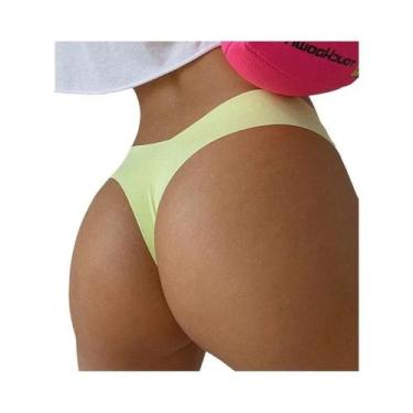 Imagem de Calcinha plus Size De Seda Gelada Sem Costura Para Mulheres, Sexy G St