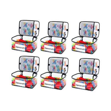 Imagem de Bolsa De Armazenamento De Brinquedos Em PVC Transparente De Grande Cap