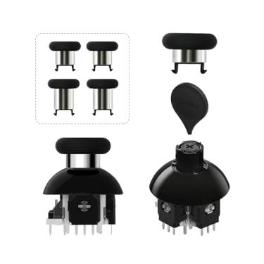 Imagem de AKNES GuliKit TMR Electromagnetic Joysticks Compatible with DualSense PS5 / DualSense Edge (PS5 Edge) Controller, 720° Adjustable Tension Stick Replacement, with 3 Pairs Height Thumbstick Caps
