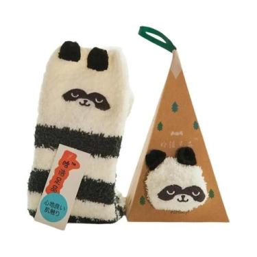 Imagem de Meias De Natal Térmicas Femininas De Veludo Macio E Peludo, Quentes E 