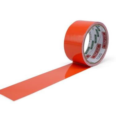 Imagem de Fita adesiva para demarcação 48 mm x 14 metros - 10903916 (Vermelho) -