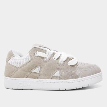 Imagem de Tênis Qix Plaza Masculino, Cinza, Branco, 41