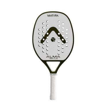 Imagem de Raquete Beach Tennis 1K Matira Branca e Verde Alma Genius-Unissex