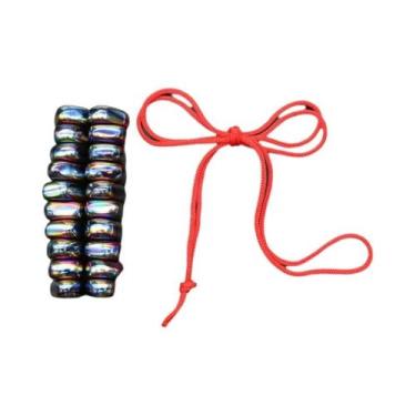 Imagem de Imã Lodestone Colorido Preto, Bloco Magnético Multifuncional Para Alív