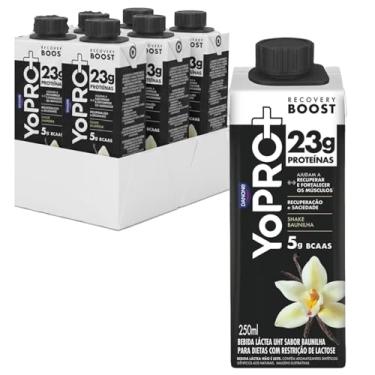 Imagem de YoPRO Baunilha UHT – Kit com 6 Unidades – 250ml cada – 23g de Proteína – Zero Lactose