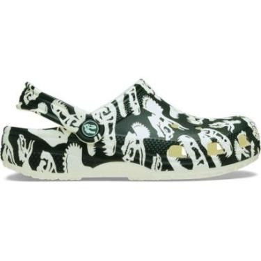 Imagem de Sandália Crocs Classic Glow Dino Clog T Glow Green-Unissex