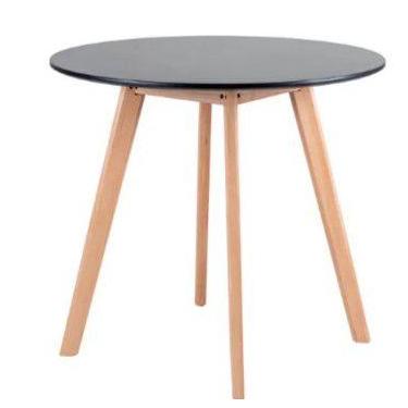 Imagem de Mesa De Jantar Redonda Leda  90 Cm Preta - Universal Mix