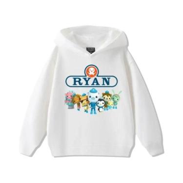 Imagem de Moletom Com Capuz Estampado Para Meninos E Meninas, Moletom Infantil D