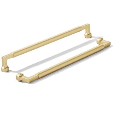 Imagem de khtumeware Pacote com 3 puxadores para eletrodomésticos de 305 mm (305 mm) Puxadores de armário de cozinha, puxadores de armário de cozinha para puxadores de gaveta de armário