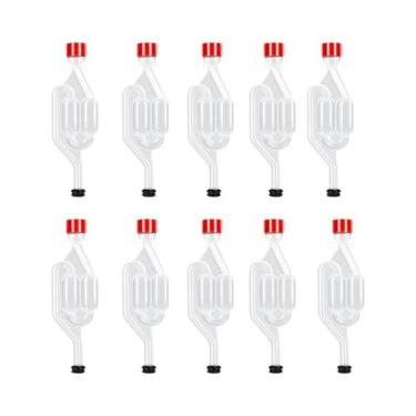 Imagem de Válvula De Fermentação Em Formato S Para Cerveja Artesanal Com Vedante