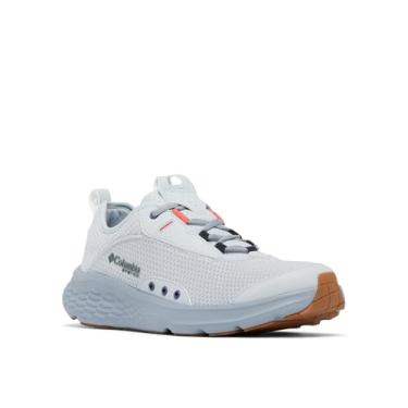 Imagem de Columbia Sapato náutico masculino Castback PFG, Cirrus cinza/vermelho pôr do sol, 10.5 Wide