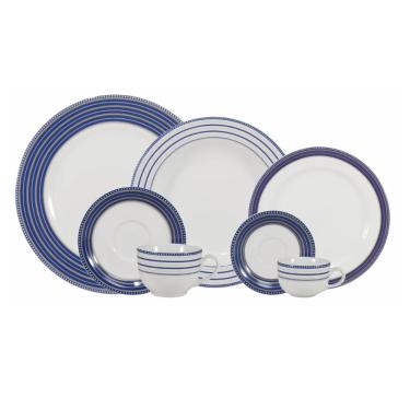 Imagem de Jogo de Jantar 42 Peças Chá Café Paula Porcelana Schmidt