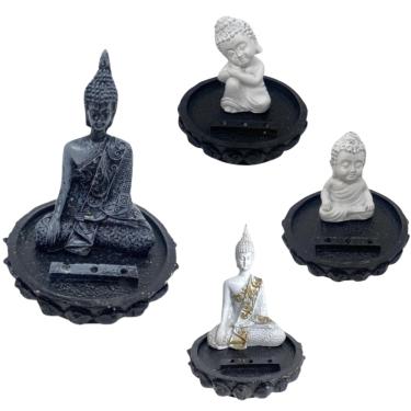 Imagem de Incensário Buda em Resina Meditação-Escolha o Seu