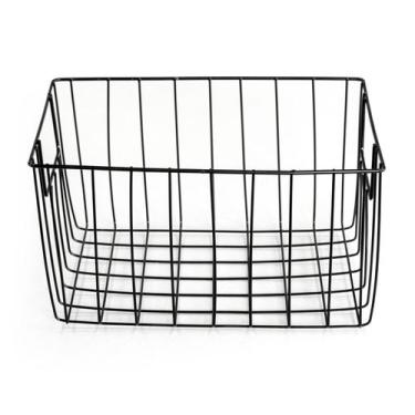 Imagem de Cesto Organizador Preto Médio - A Solução Perfeita para Organização co