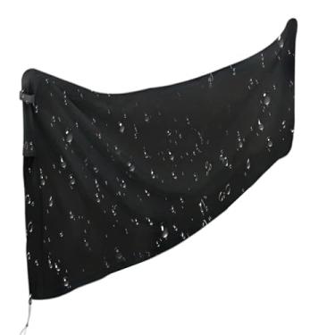 Imagem de Capa de chuva de rede – Dossel resistente à água, capa giratória portátil com cabo ajustável, caminhão, acampamento, caminhada, pátio, trailer, quintal,