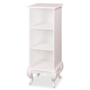 Imagem de Estante Antique Média Pés Luiz Xv Branca