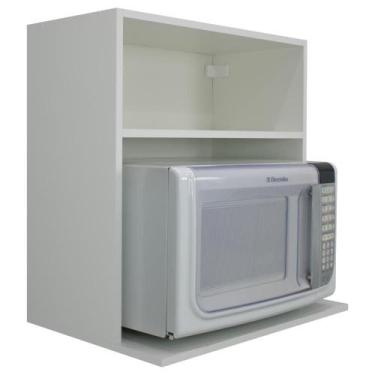 Imagem de Armário Para Microondas Prateleira Multiuso 60cm em mdf - BELLI MÓVEIS