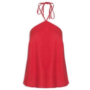 Imagem de Blusa Feminina Hering Vermelho com Amarração-Feminino