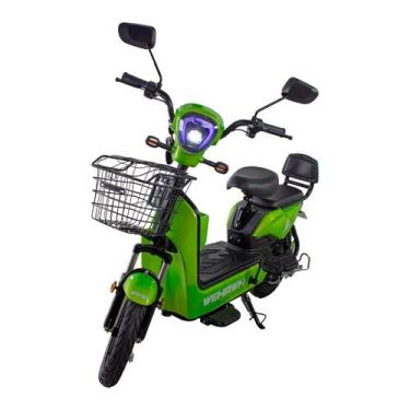 Imagem de Bicicleta Elétrica Scooter Bike 600w 48v Funcional - Wehawk, Verde