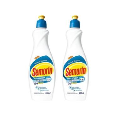 Imagem de Kit com 2 und semorin pré lavagem white 500ml