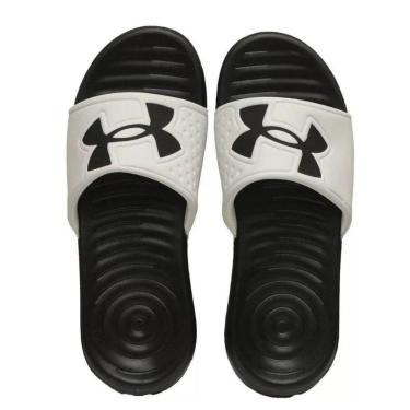 Imagem de Chinelo Under Armour Ansa Light Branco E Preto - Branco-Unissex