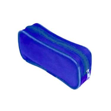 Imagem de Estojo Liso Grande Juvenil Escolar C Borda Várias Cores- JKF - JKF Est