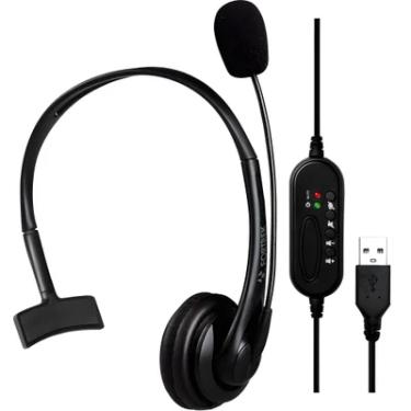 Imagem de Headset Office Fortrek Fk731a, USB, Preto