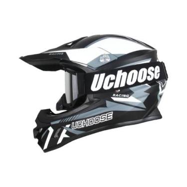 Imagem de Capacete De Motocross Off-Road Certificado DOT Com Óculos Para Downhil