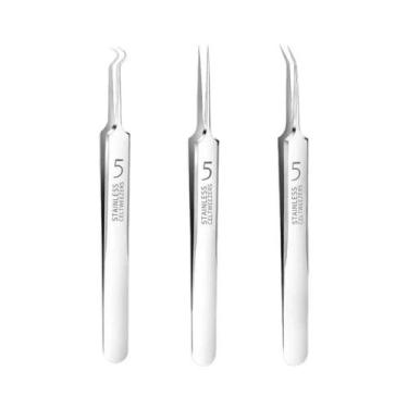 Imagem de Kit De Ferramentas Para Remoção De Cravos E Espinhas Em Aço Inoxidável