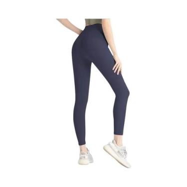 Imagem de Leggings De Yoga Femininas De Cintura Alta, Calças De Fitness Para Lev