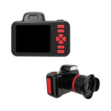 Imagem de Câmera Digital Infantil 1080P Com Lente Longa, Zoom, Flash E Tela De 2