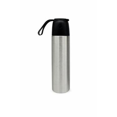 Imagem de Garrafa Térmica Click em Aço Inox 500ml Cor:Preto - JAC PACK, Preto
