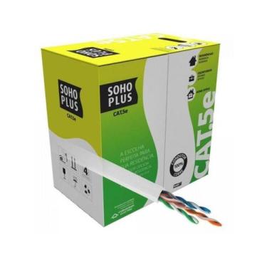 Imagem de Cabo de Rede CAT.5E CMX Cx 305m Branco Furukawa Sohoplus.