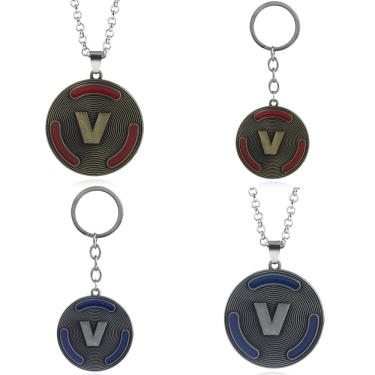 Imagem de Chaveiro Fortress V Letter Dog Tag com pingente Lhama Pilot