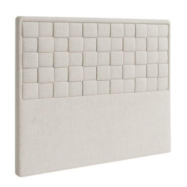 Imagem de Cabeceira Para Cama Box Casal 140 Cm Madri Linho Cru - Nexta Casa