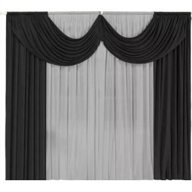 Imagem de Cortina Paris Pra Janela Sala E Quarto Com Bando 2,00 X 1,70 - osmari 