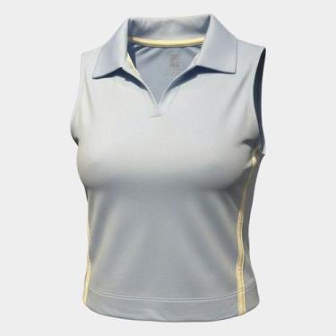 Imagem de Top Fila Polo Tennis Sports Club Feminino, Azul turquesa, Cinza, G