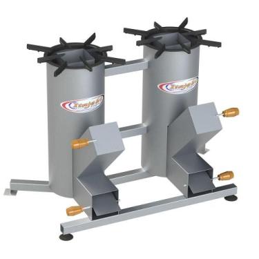 Imagem de Fogão a Lenha Portátil Itajobi 2 Bocas 20x20 - Itajobi Fogões