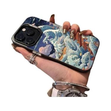 Imagem de Capa De Celular Criativa Ocean Waves Ukiyo-e Para Xiaomi POCO X7 X6 X5