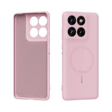 Imagem de Capa Magnética De Silicone Macio Para Motorola Moto Edge 60S 60 pro Co