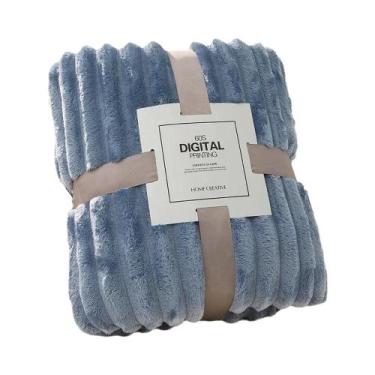 Imagem de Manta De Cama Dupla Face Ultra Macia De Lã, Quente, Respirável E Amiga