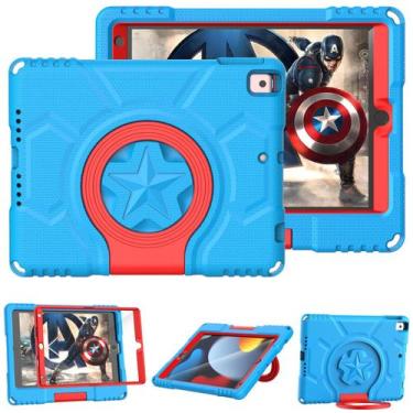 Imagem de Capa Infantil DICEKOO para iPad 10,2" 7ª-9ª Geração Azul