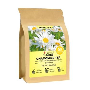 Imagem de Chá de Camomila FullChea 50 Sachês 75 g Sem Cafeína