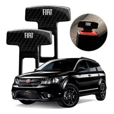Imagem de Par Fivela Anti Som Cinto Trava Segurança Fiat Freemont Toro