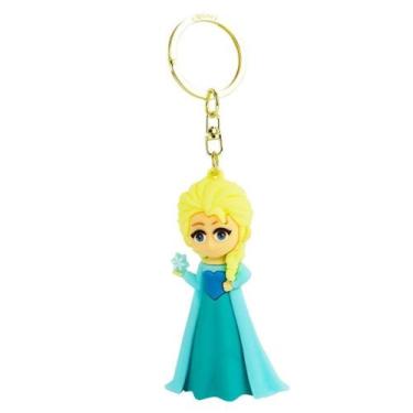 Imagem de Chaveiro Silicone Formato Elsa Frozen 8cm - Disney