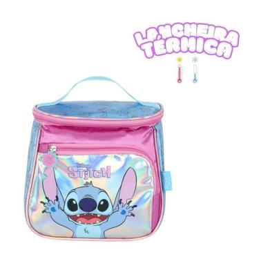 Imagem de Lancheira Térmica Stitch Disney Escolar Meninas Infantil - Luxcel, Ros